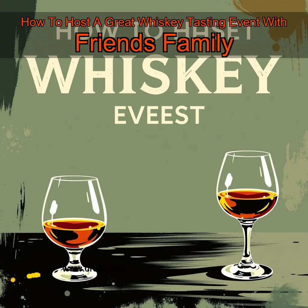 You are currently viewing How To Host A Great Whiskey Tasting Event With Friends  Family