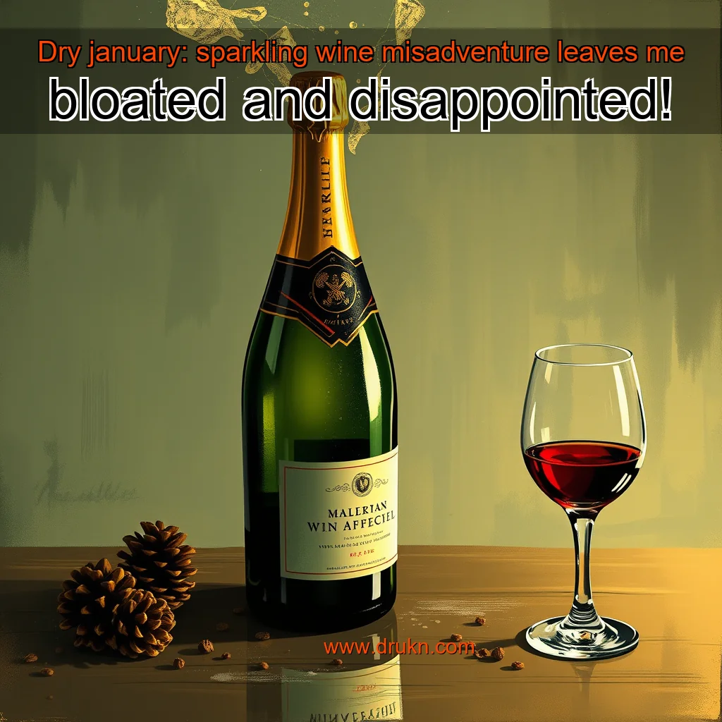 You are currently viewing Dry january: sparkling wine misadventure leaves me bloated and disappointed!