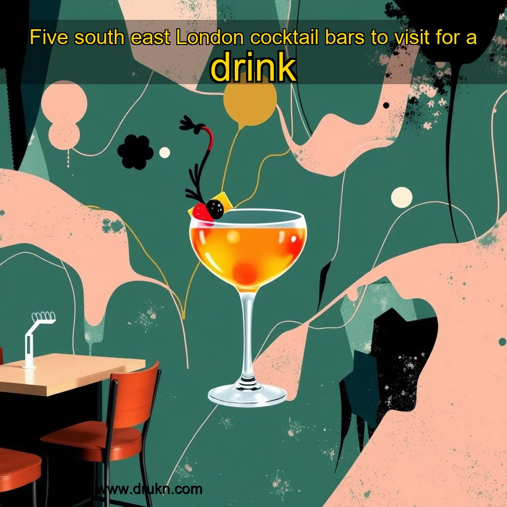 Read more about the article Five south east London cocktail bars to visit for a drink