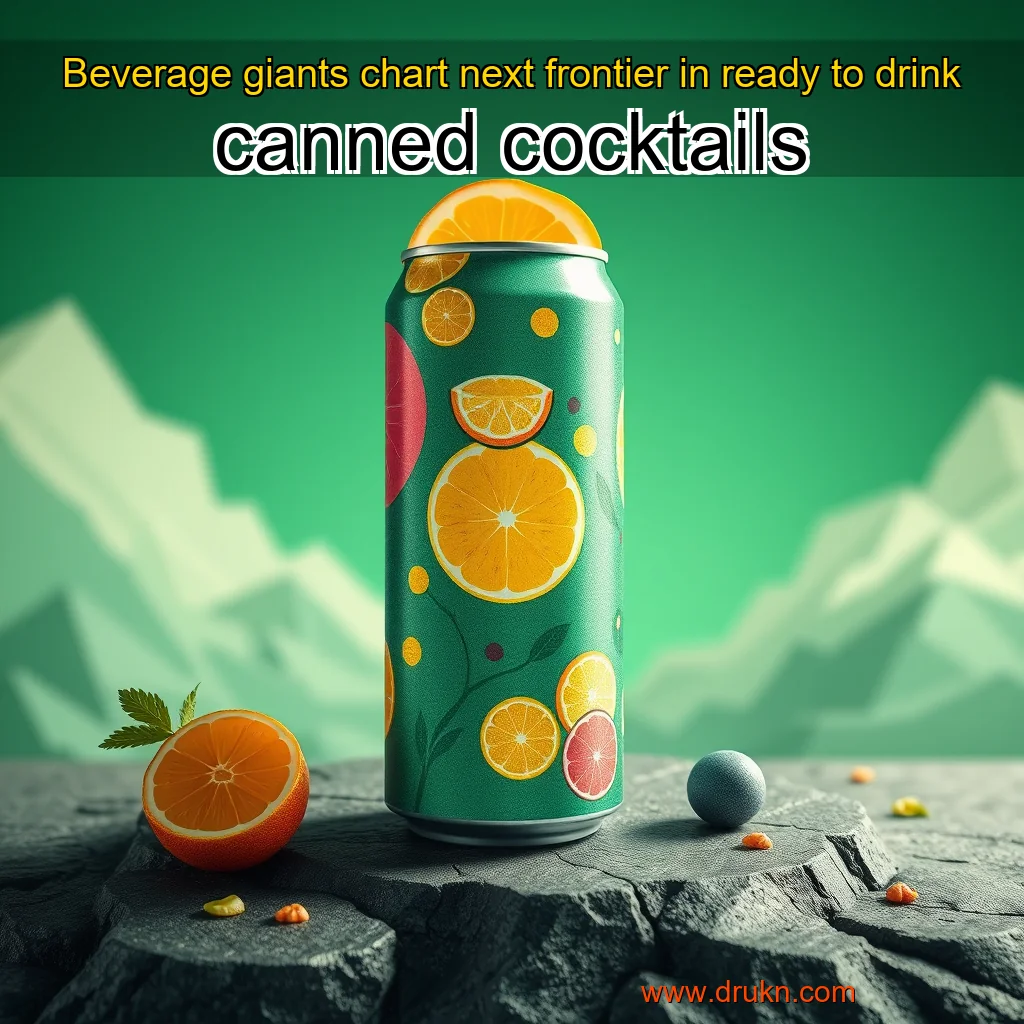 Read more about the article Beverage giants chart next frontier in ready  to  drink canned cocktails
