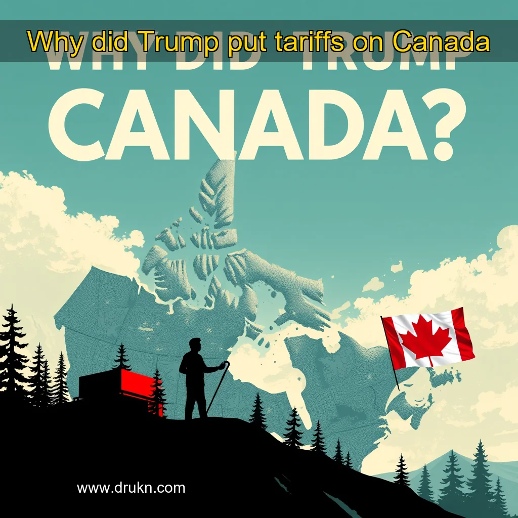 Read more about the article Why did Trump put tariffs on Canada