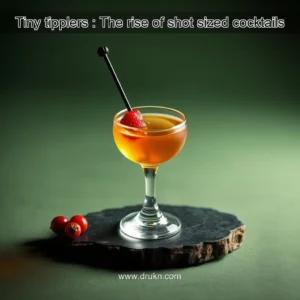 Read more about the article Tiny tipplers : The rise of shot  sized cocktails