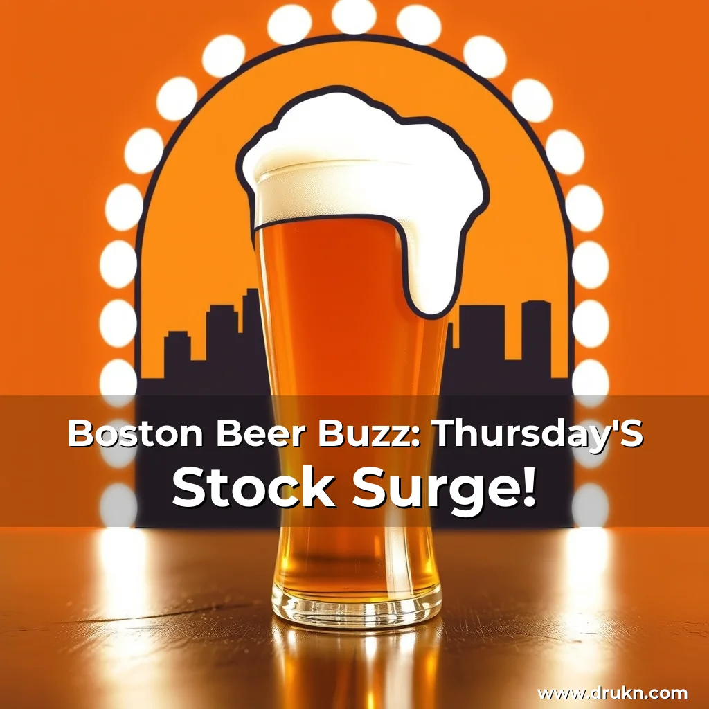 Read more about the article Boston Beer Buzz: Thursday’S Stock Surge!