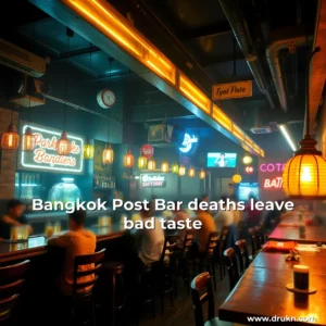 Read more about the article Bangkok Post  Bar deaths leave bad taste