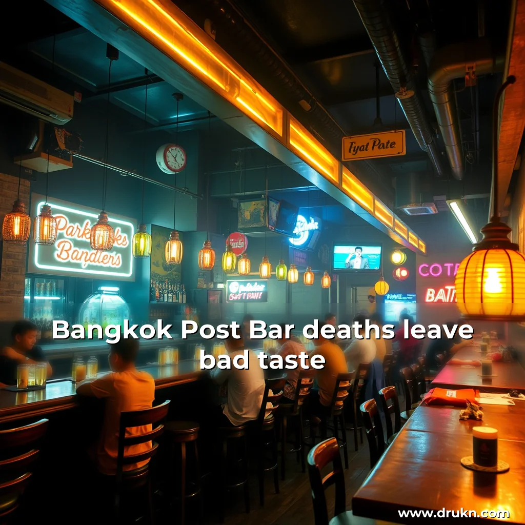Read more about the article Bangkok Post  Bar deaths leave bad taste