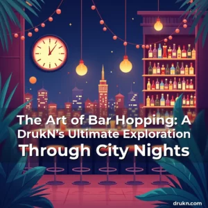 Read more about the article The Art of Bar Hopping: A DrukN’s Ultimate Exploration Through City Nights