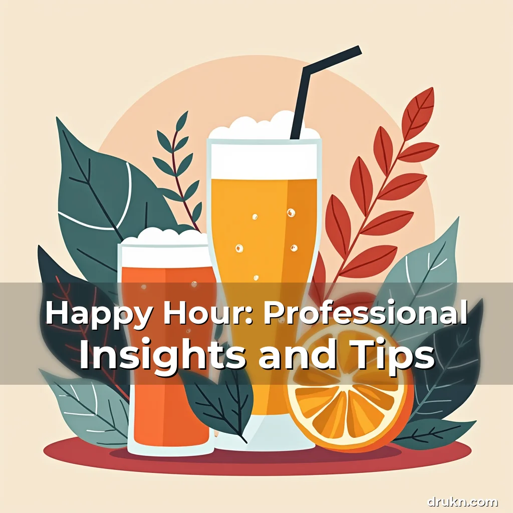 Read more about the article Happy Hour: Professional Insights and Tips