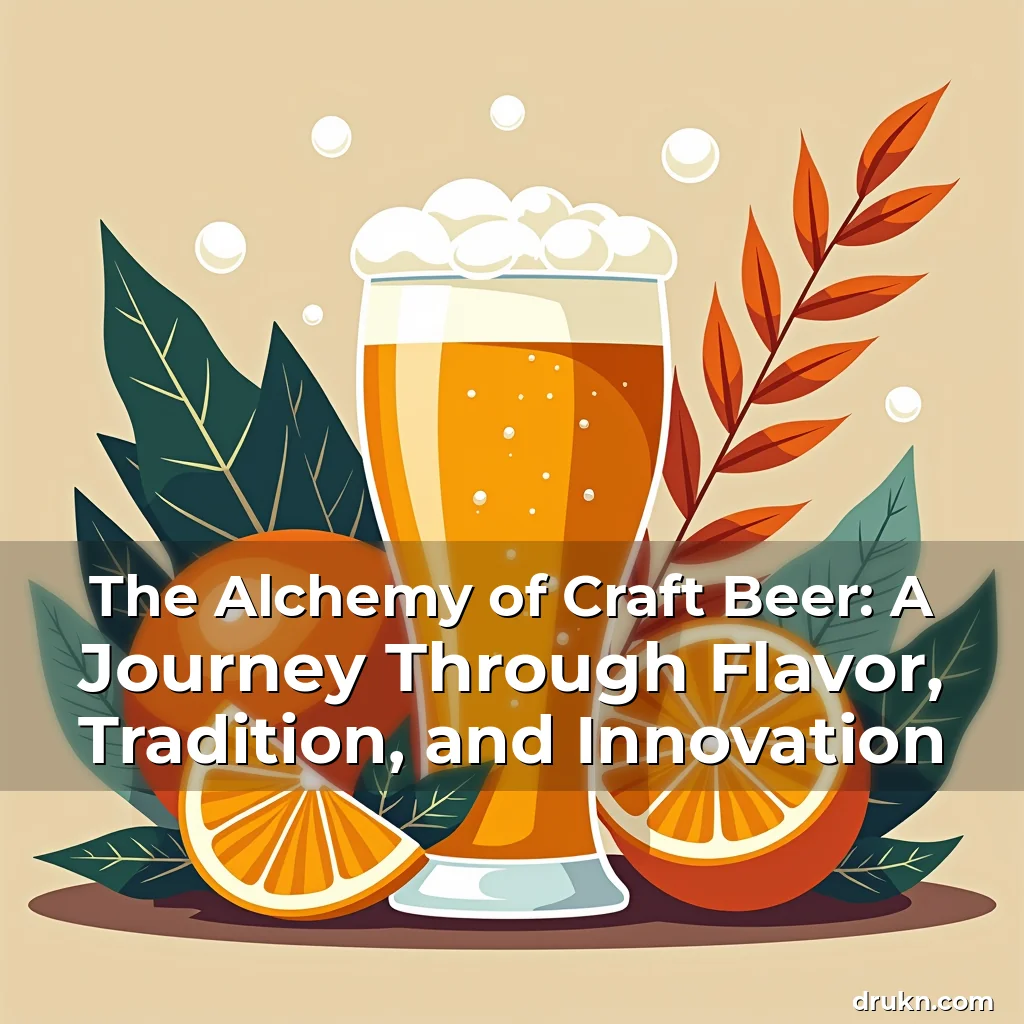 Read more about the article The Alchemy of Craft Beer: A Journey Through Flavor, Tradition, and Innovation