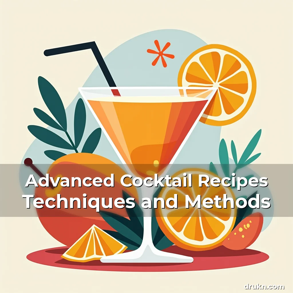 Read more about the article Advanced Cocktail Recipes Techniques and Methods