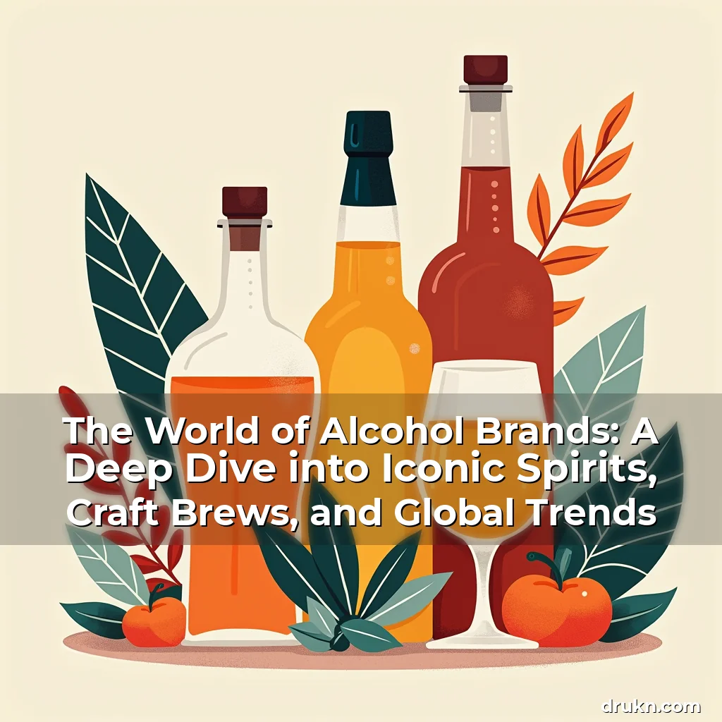 Read more about the article The World of Alcohol Brands: A Deep Dive into Iconic Spirits, Craft Brews, and Global Trends