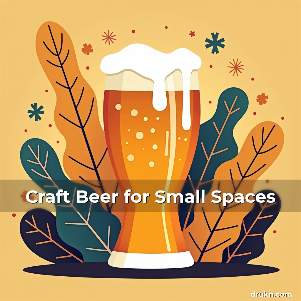Artistic representation for Craft Beer for Small Spaces