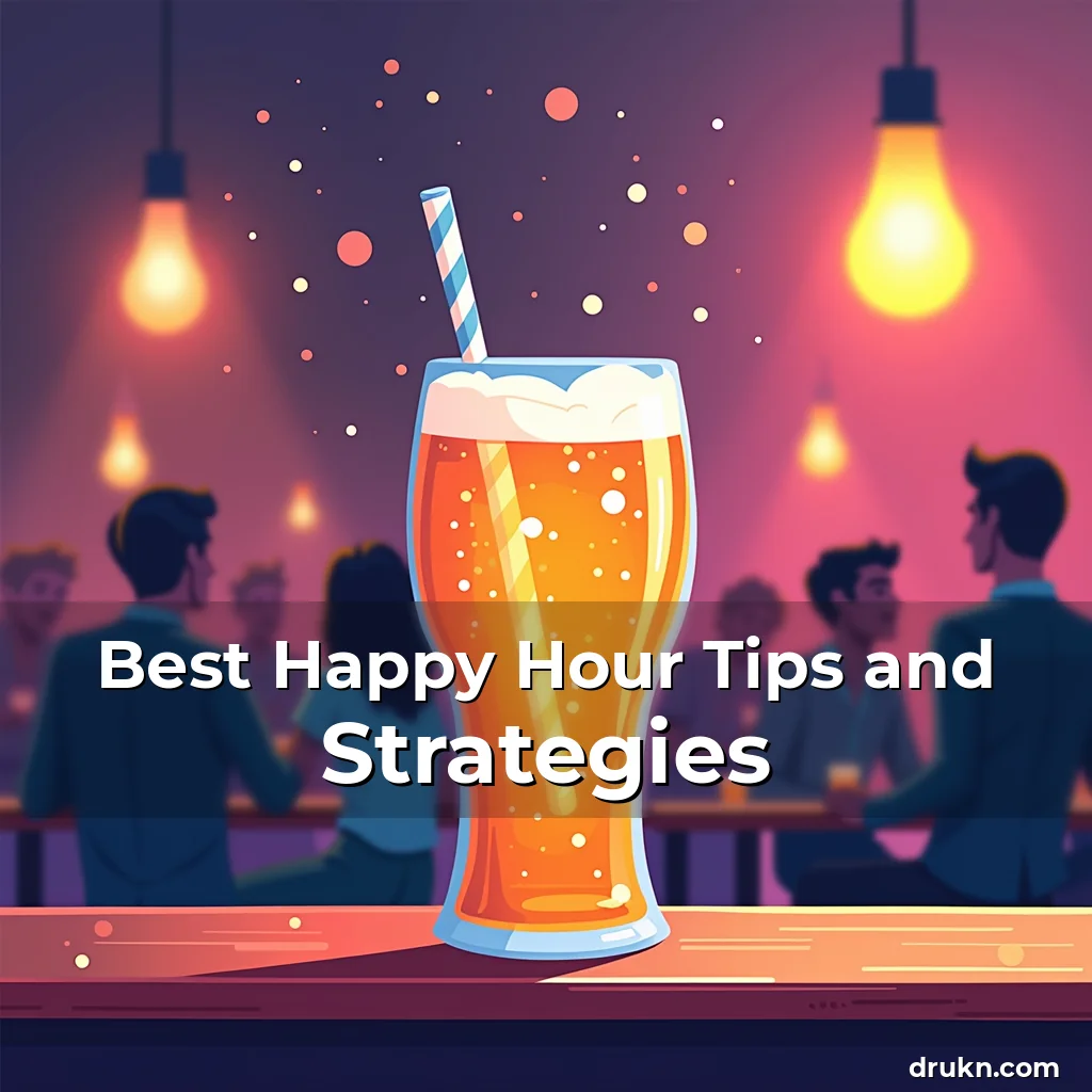 Artistic representation for Best Happy Hour Tips and Strategies