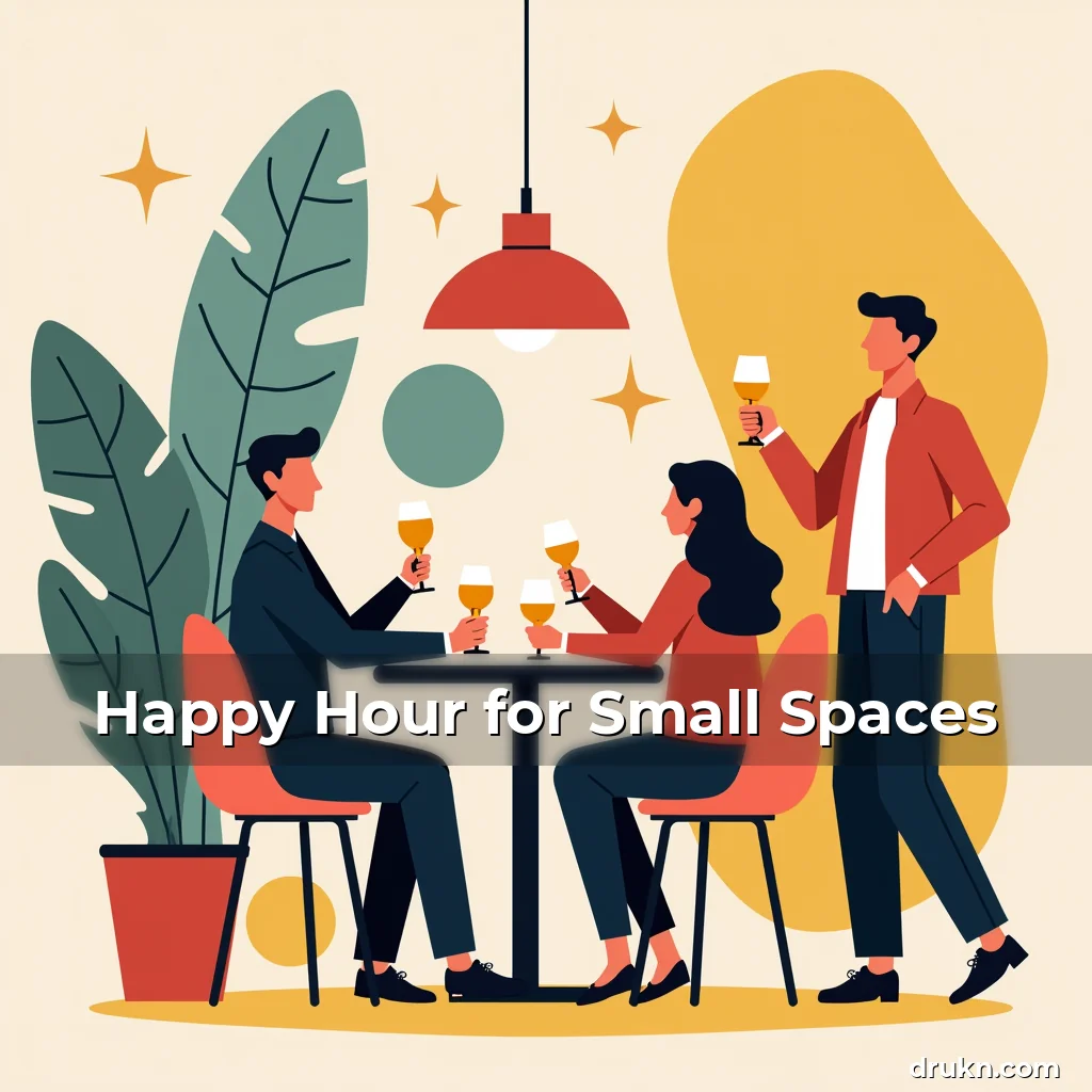 Artistic representation for Happy Hour for Small Spaces