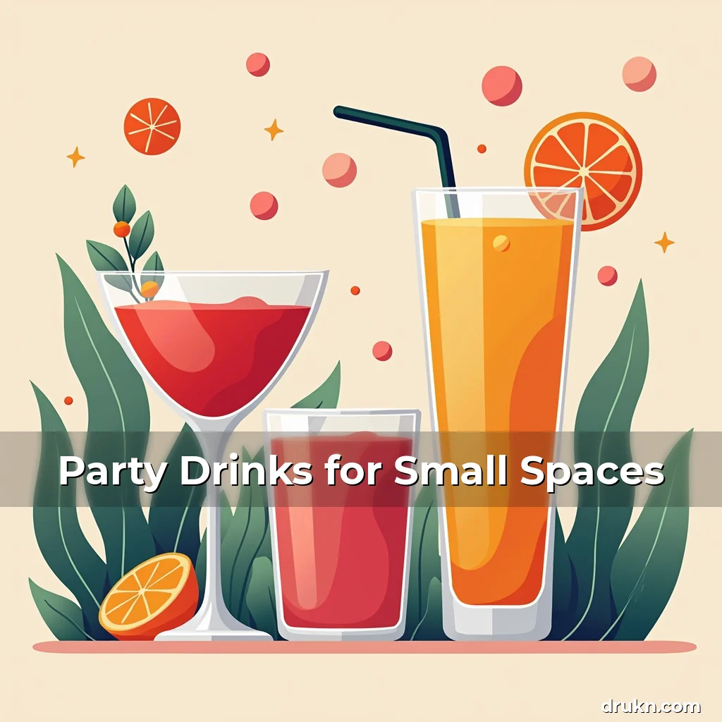 Artistic representation for Party Drinks for Small Spaces