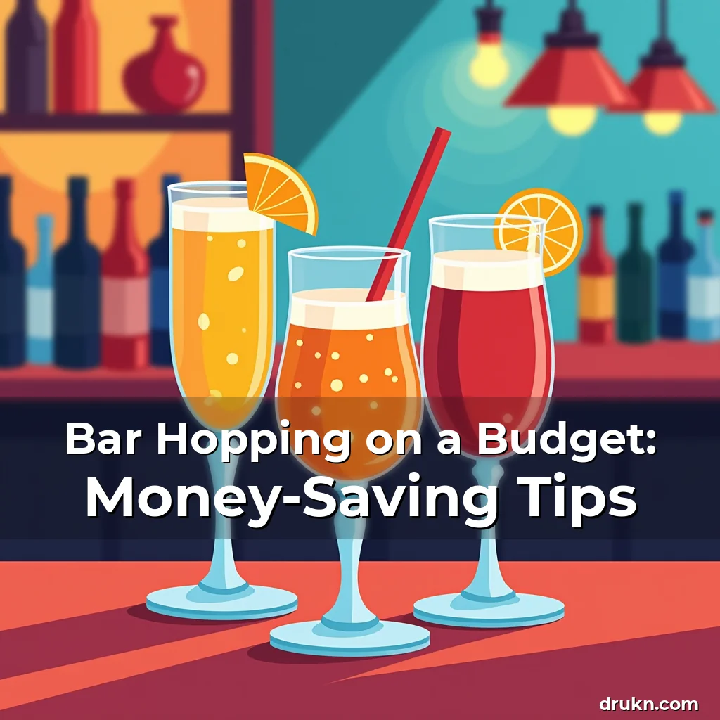 Artistic representation for Bar Hopping on a Budget: Money-Saving Tips