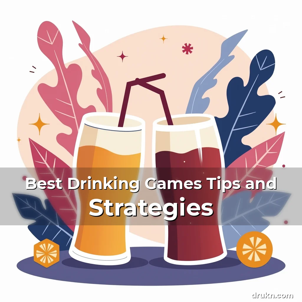 Artistic representation for Best Drinking Games Tips and Strategies