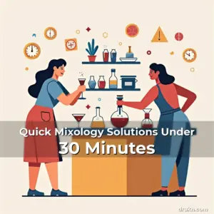 Artistic representation for Quick Mixology Solutions Under 30 Minutes