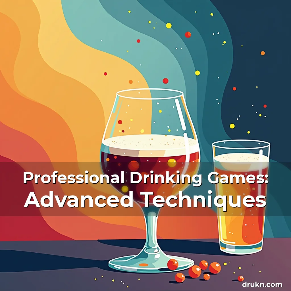 Artistic representation for Professional Drinking Games: Advanced Techniques