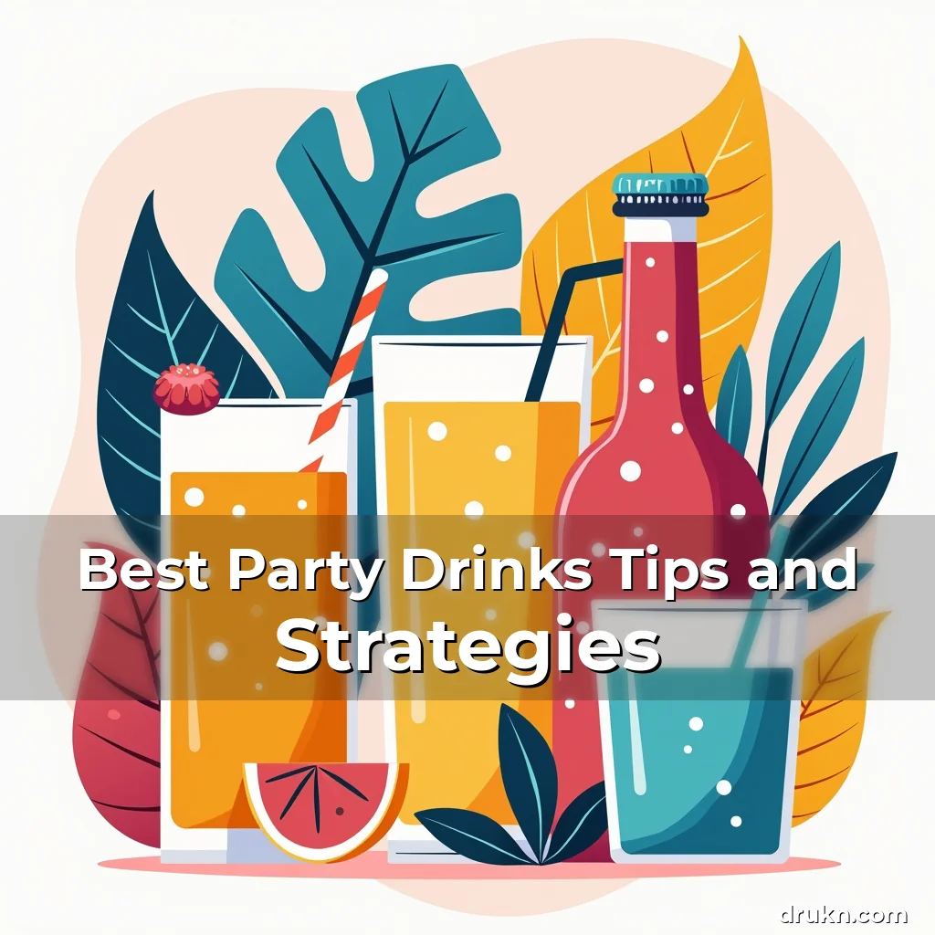 Artistic representation for Best Party Drinks Tips and Strategies