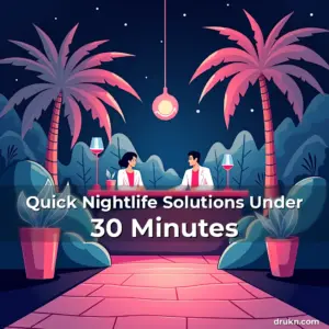 Artistic representation for Quick Nightlife Solutions Under 30 Minutes
