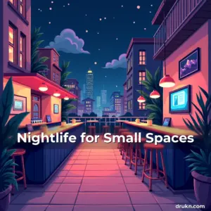 Artistic representation for Nightlife for Small Spaces