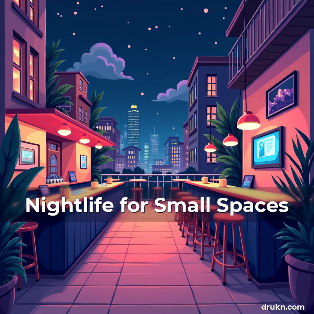 Artistic representation for Nightlife for Small Spaces