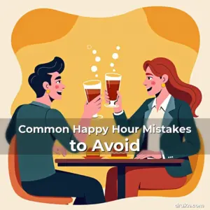 Artistic representation for Common Happy Hour Mistakes to Avoid