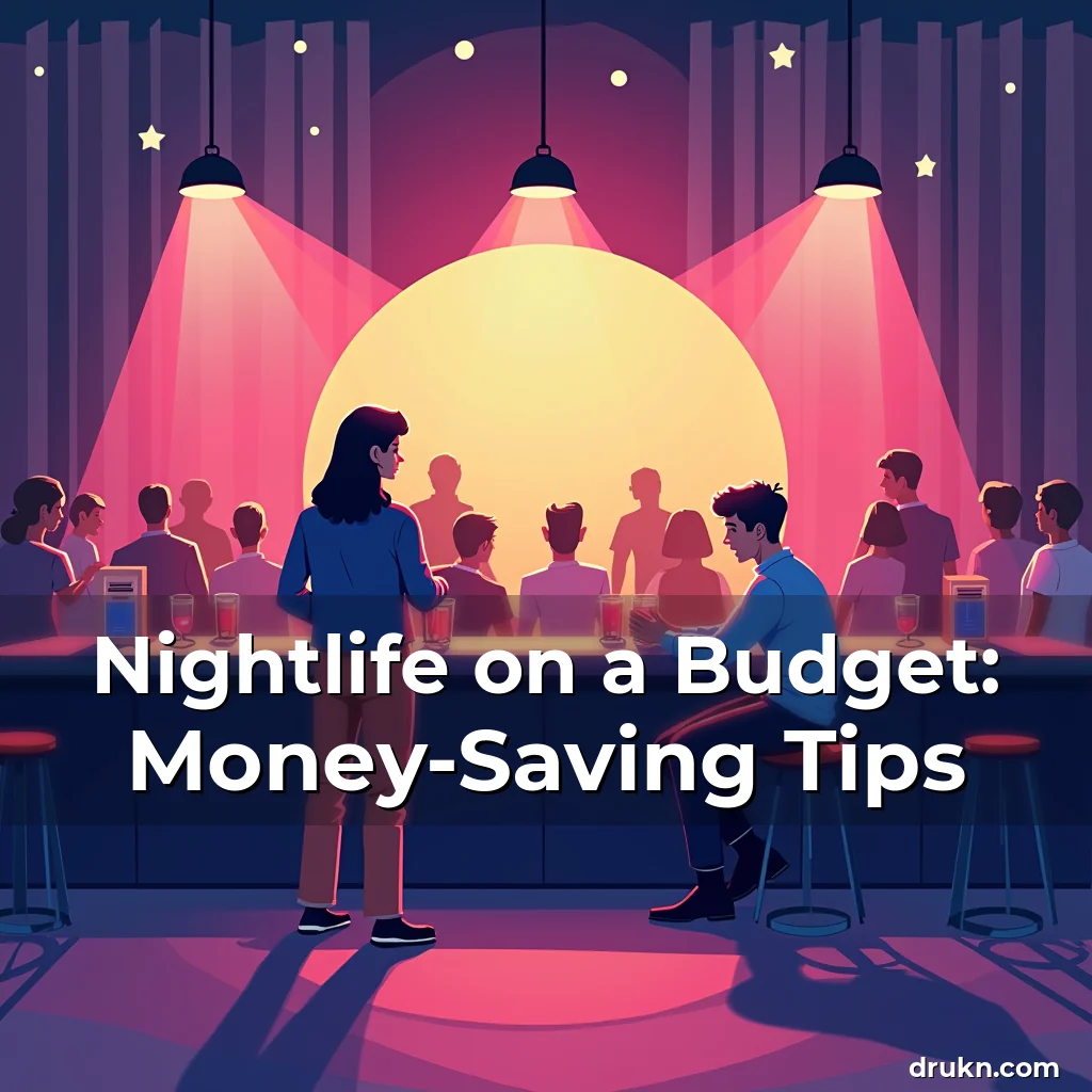Artistic representation for Nightlife on a Budget: Money-Saving Tips