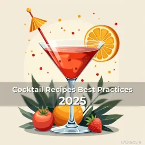 Artistic representation for Cocktail Recipes Best Practices 2025