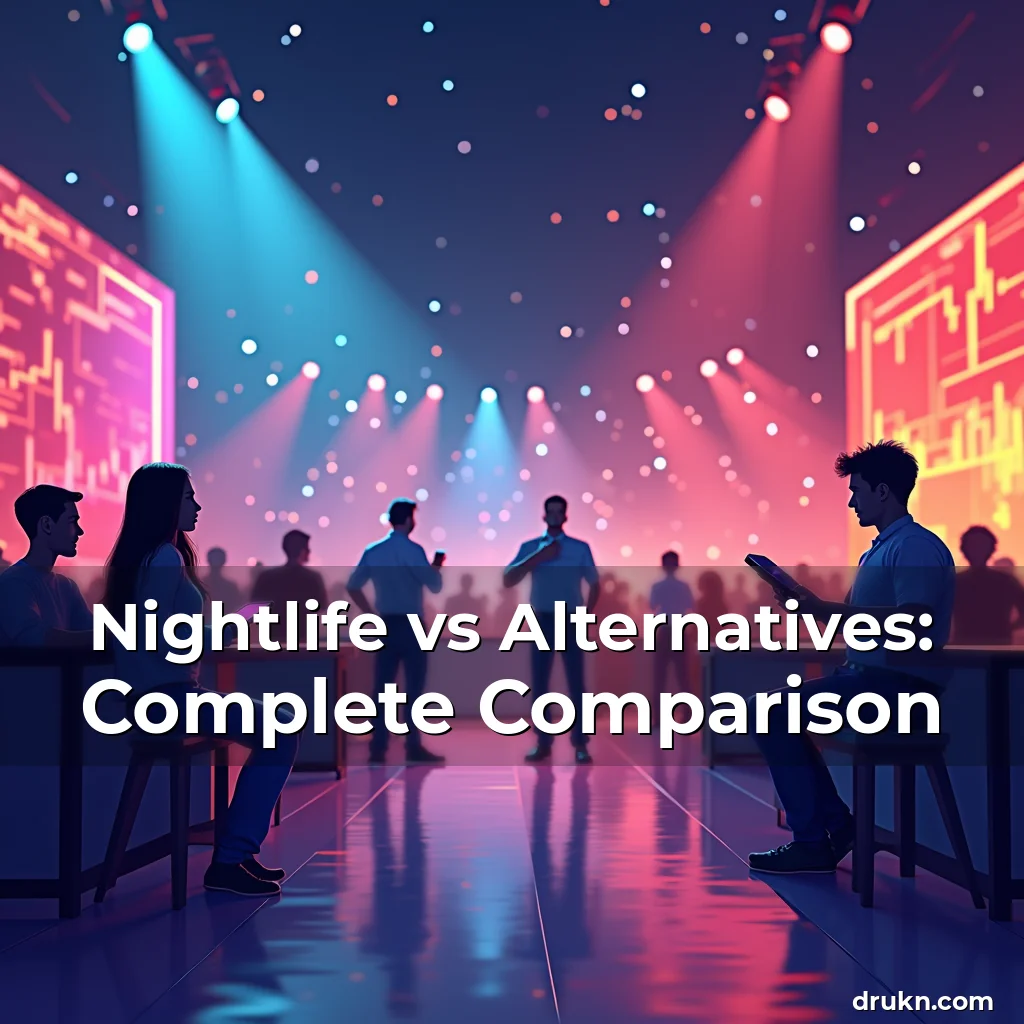 Artistic representation for Nightlife vs Alternatives: Complete Comparison
