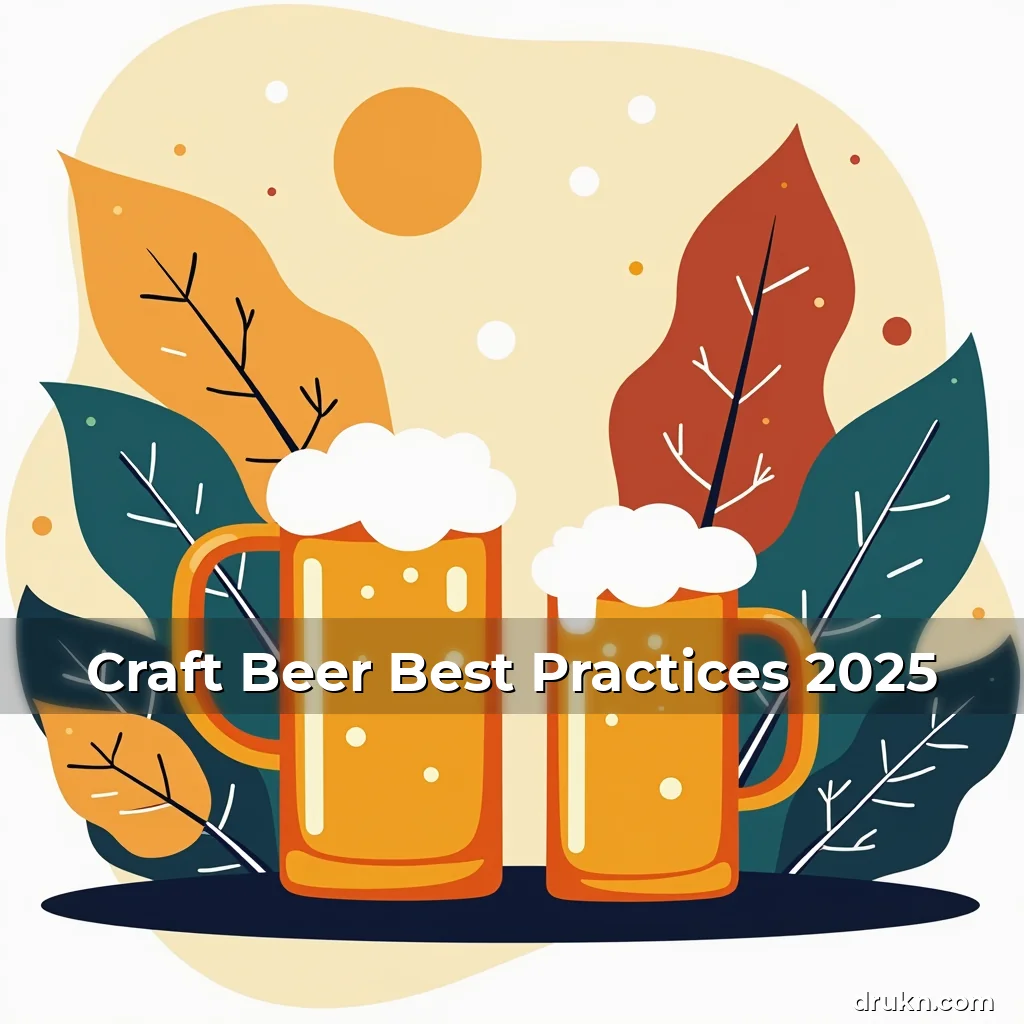 Artistic representation for Craft Beer Best Practices 2025