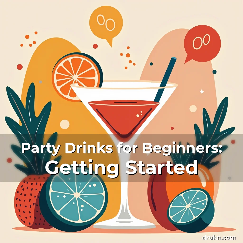 Artistic representation for Party Drinks for Beginners: Getting Started