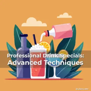 Artistic representation for Professional Drink Specials: Advanced Techniques